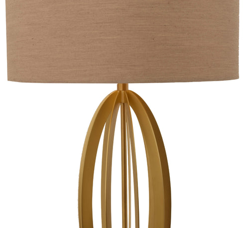Ovina Pale Gold Finish Table Lamp