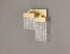 Bremen Switched Wall Lamp 2 Light Painted Brushed Gold