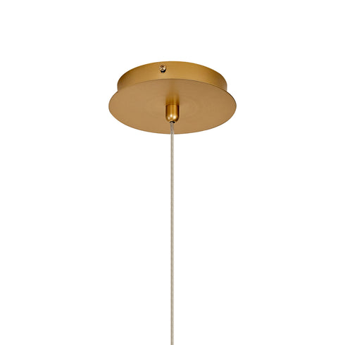 Bremen Pendant 1 Light Painted Brushed - Gold
