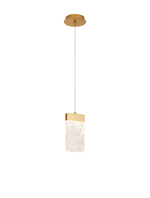 Bremen Pendant 1 Light Painted Brushed - Gold