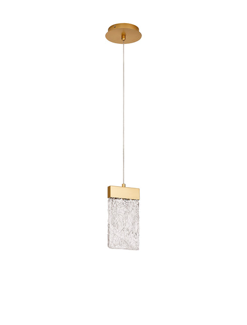 Bremen Pendant 1 Light Painted Brushed - Gold