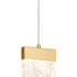 Bremen Pendant 1 Light Painted Brushed - Gold