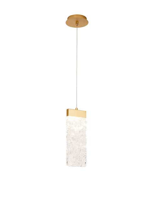Bremen Pendant 1 Light Painted Brushed - Gold