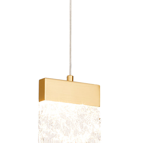 Bremen Pendant 1 Light Painted Brushed - Gold