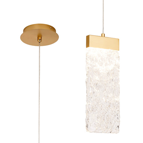 Bremen Pendant 1 Light Painted Brushed - Gold