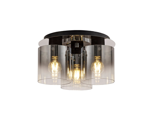 Brooks Round Ceiling Flush 3 Light