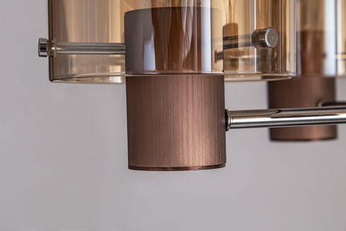 Brooks Semi Flush Light 5 Light