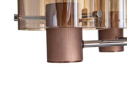 Brooks Semi Flush Light 5 Light