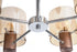 Brooks Semi Flush Light 5 Light
