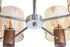 Brooks Semi Flush Light 5 Light