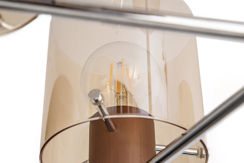 Brooks Semi Flush Light 5 Light