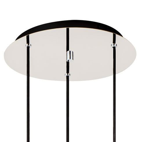 Brooks Slim Round Pendant 3 Light