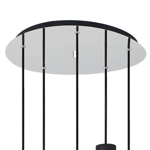 Brooks Slim Round Pendant 5 Light