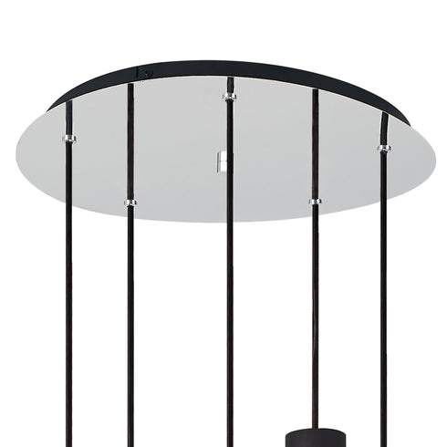 Brooks Slim Round Pendant 5 Light