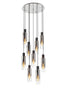 Brooks Slim Round Pendant 9 Light