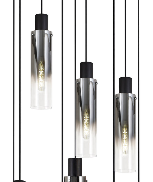 Brooks Slim Round Pendant 9 Light