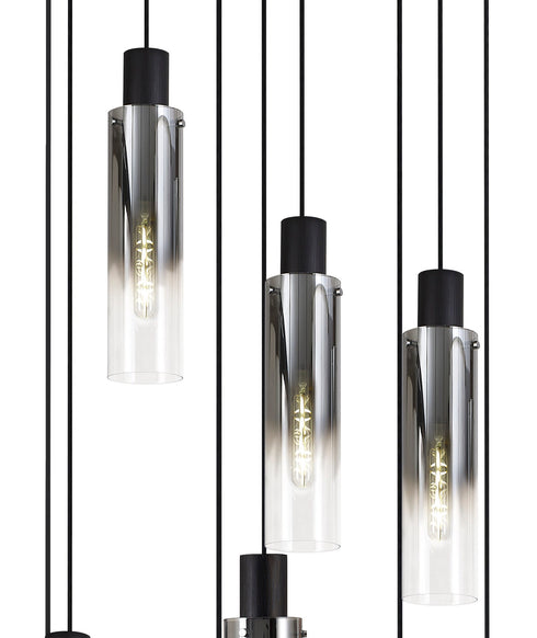 Brooks Slim Round Pendant 9 Light