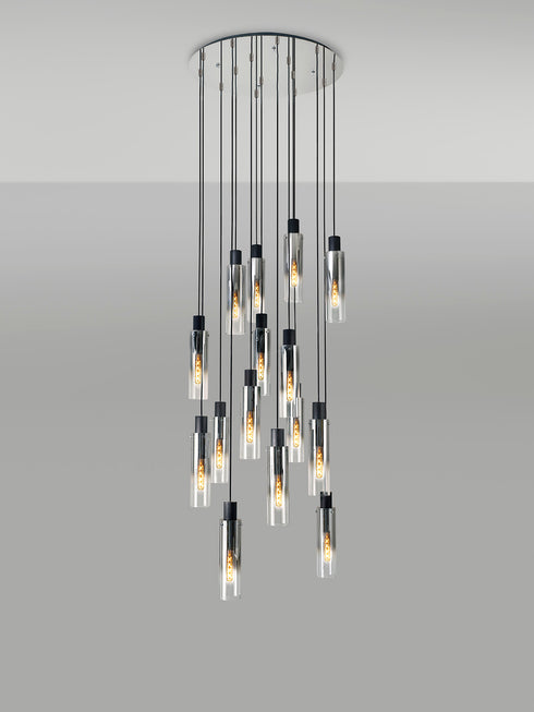 Brooks Slim Round Pendant 15 Light