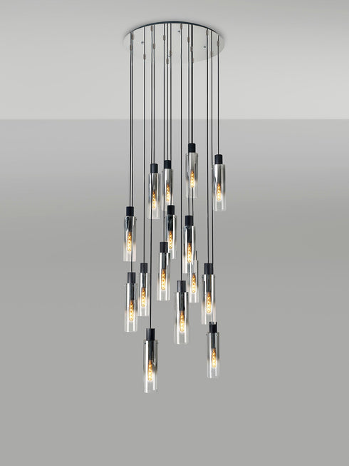 Brooks Slim Round Pendant 15 Light