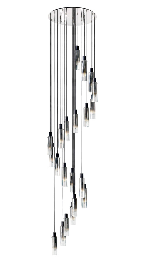 Brooks Slim Round Pendant 21 Light