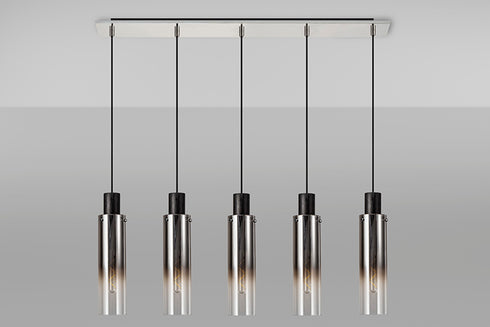 Brooks Slim Linear Pendant 5 Light