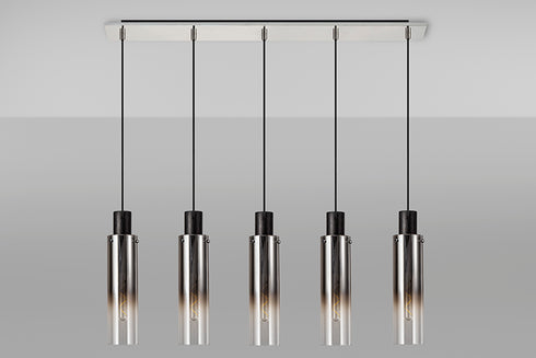 Brooks Slim Linear Pendant 5 Light