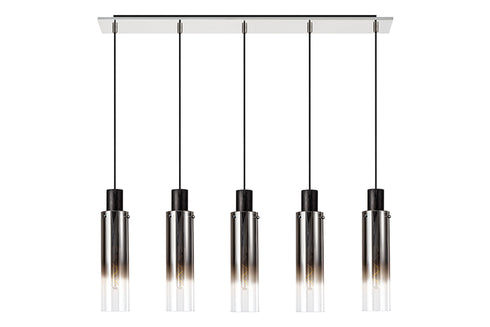 Brooks Slim Linear Pendant 5 Light