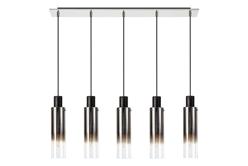 Brooks Slim Linear Pendant 5 Light