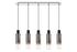 Brooks Slim Linear Pendant 5 Light