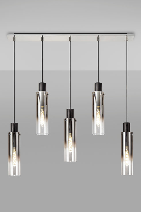 Brooks Slim Linear Pendant 5 Light