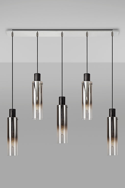 Brooks Slim Linear Pendant 5 Light