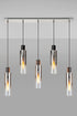 Brooks Slim Linear Pendant 5 Light