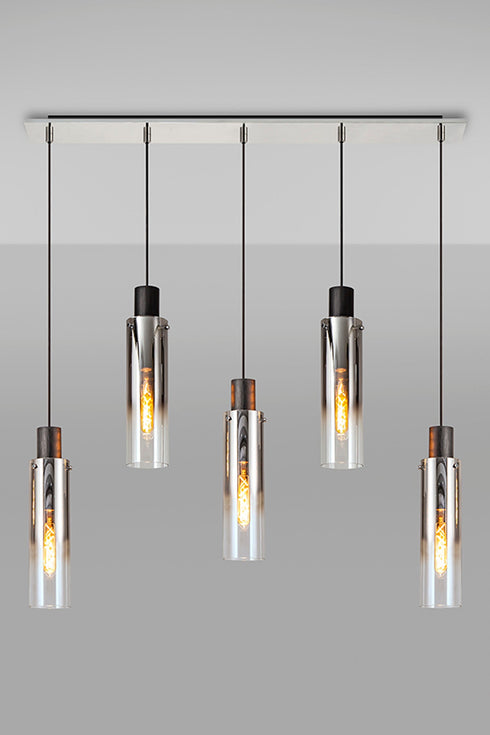 Brooks Slim Linear Pendant 5 Light