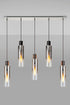 Brooks Slim Linear Pendant 5 Light