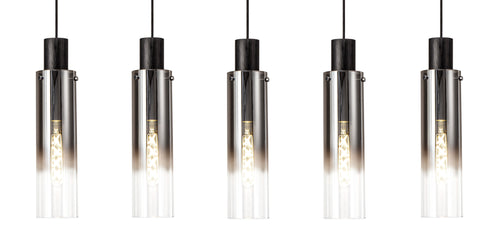 Brooks Slim Linear Pendant 5 Light