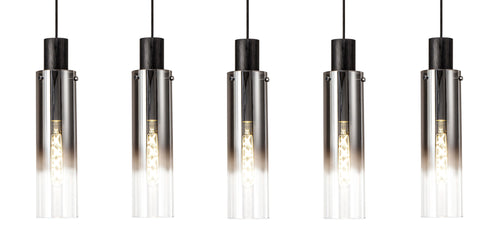 Brooks Slim Linear Pendant 5 Light