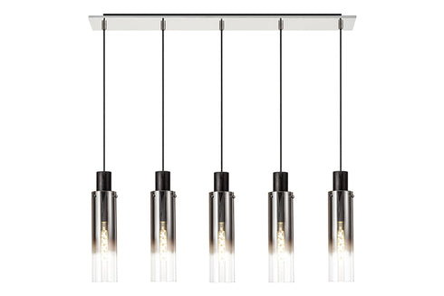 Brooks Slim Linear Pendant 5 Light