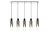 Brooks Slim Linear Pendant 5 Light
