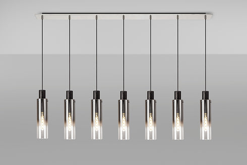 Brooks Slim Linear Pendant 7 Light