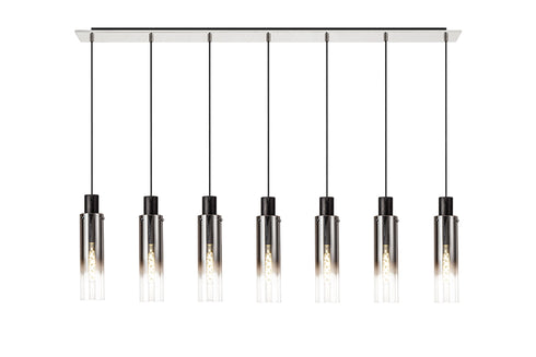 Brooks Slim Linear Pendant 7 Light