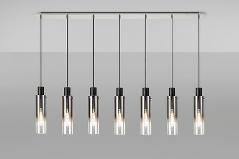 Brooks Slim Linear Pendant 7 Light