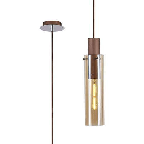 Brooks Slim Single Pendant 1 Light