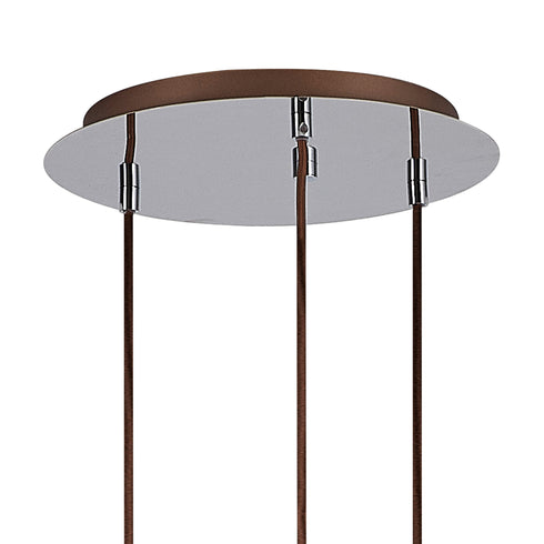 Brooks Slim Round Pendant 3 Light