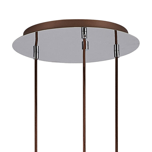 Brooks Slim Round Pendant 3 Light