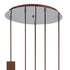 Brooks Slim Round Pendant 5 Light