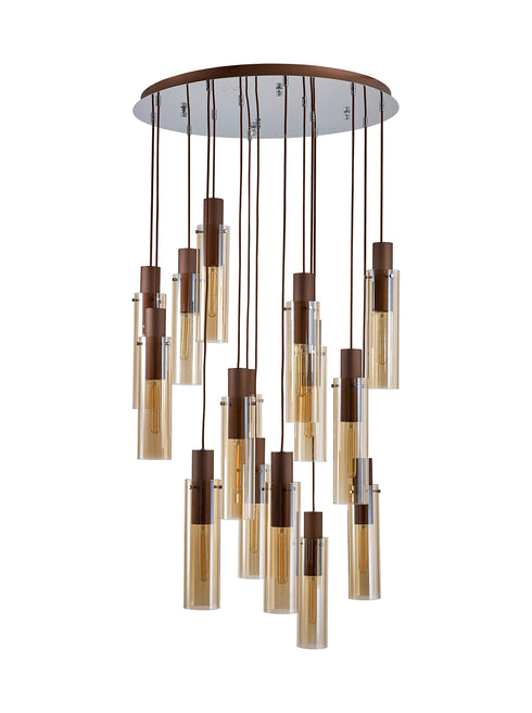 Brooks Slim Round Pendant 15 Light