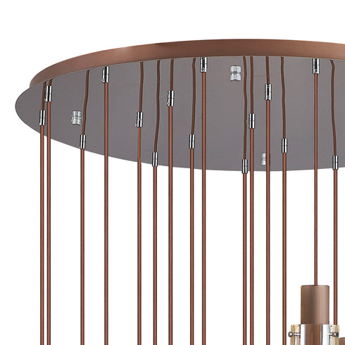 Brooks Slim Round Pendant 21 Light