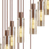 Brooks Slim Round Pendant 21 Light