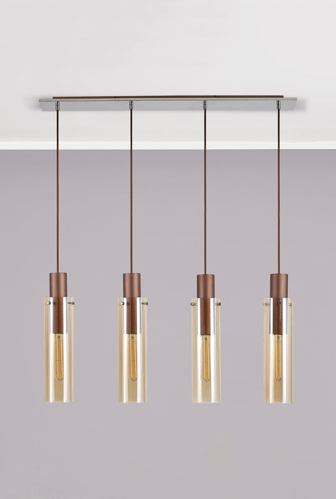 Brooks Slim Linear Pendant 4 Light