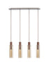 Brooks Slim Linear Pendant 4 Light
